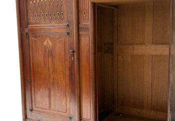 Arts & Crafts Armoire or Wardrobe by Jac. van den Bosch for 't Binnenhuis, 1910